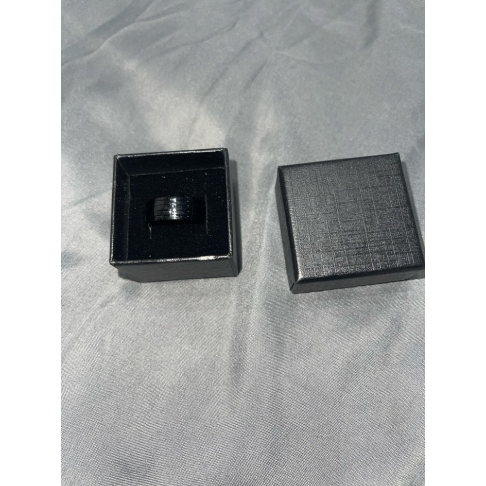 Men's Ring stainless steel Black Size 6-6.5